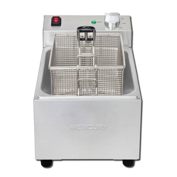Mercury single tank countertop electric fryer