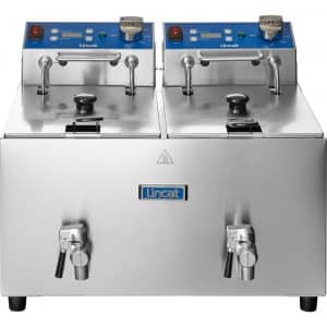 Lynx Prime LPDF2T twin-tank electric fryer – 16 L with digital timers (2.9 kW)