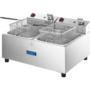 Lynx Prime LPDF2 twin-tank electric countertop fryer – 10 L (2×5 L)