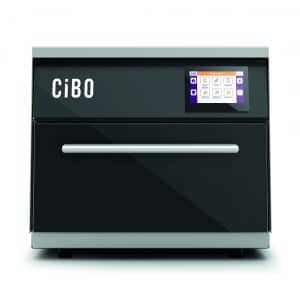 CiBO black glass countertop fast oven – 2.7 kW ventless plug-and-play